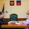 Andrey Tsarikovskiy had a working meeting with the Governor of the Murmansk region
