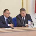 MEETING OF THE DEPUTY HEAD OF THE FAS SERGEY PUZYREVSKY AND THE GOVERNOR OF THE BRYANSK REGION ALEXANDER BOGOMAZ